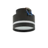Einbaustrahler Schwarz GX53 Ø 8,5 cm Aluminium Modern