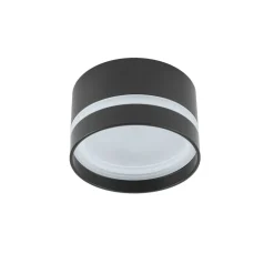 Einbaustrahler Schwarz GX53 Ø 8,5 cm Aluminium Modern