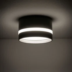 Einbaustrahler Schwarz GX53 Ø 8,5 cm Aluminium Modern