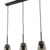 Elde Pendelleuchte Rauchglas 3xE27 ARAVAE Lampe