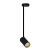 Elegante Deckenlampe in Schwarz Gold verstellbar H:41cm