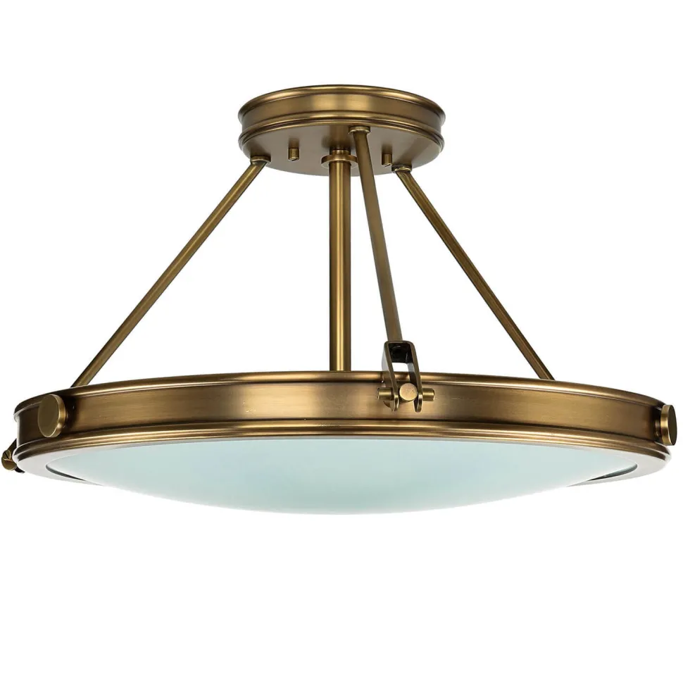 Elegante Deckenleuchte Glas Jugendstil rund Wohnzimmer