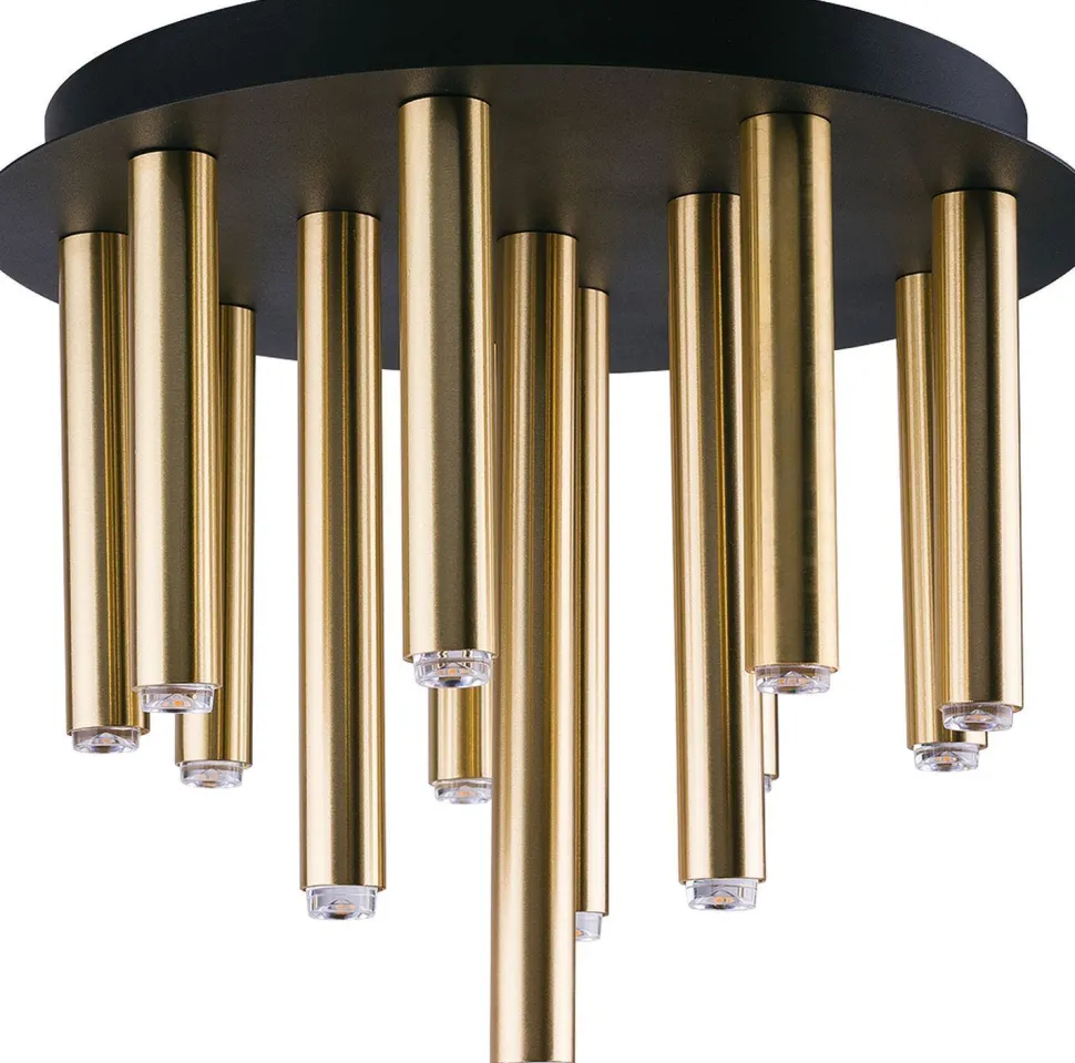 Elegante Deckenleuchte Messing 13-flmg BRASS Lampe