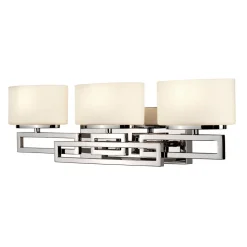 Elegante LED Badlampe Glas Schirm IP44 blendarm