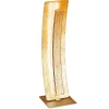 Elegante LED Tischlampe warmweiß 40,5 cm in Blattgold