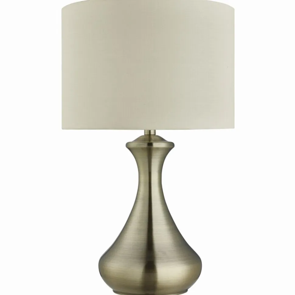 Elegante Tischleuchte in Messing Optik