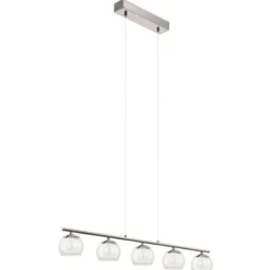 Esstisch LED Hängeleuchte Ascolese Amber 5-Flmg