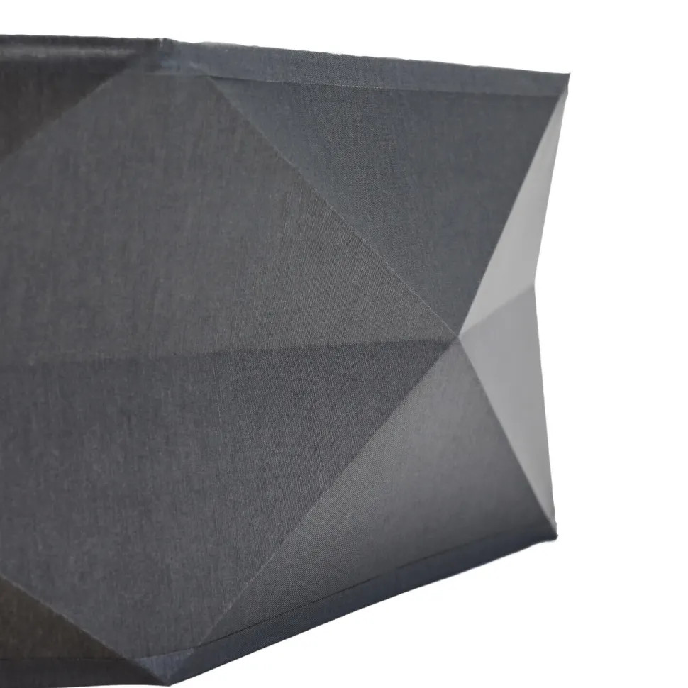 Flache Deckenleuchte BISO Grau 4flmg zeitlos eckig