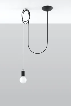 Flexibel Hängelampe Schwarz max. 3 m E27 flexibel
