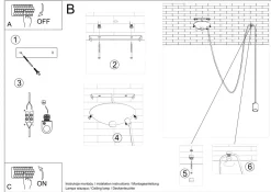 Flexibel Hängelampe Schwarz max. 3 m E27 flexibel