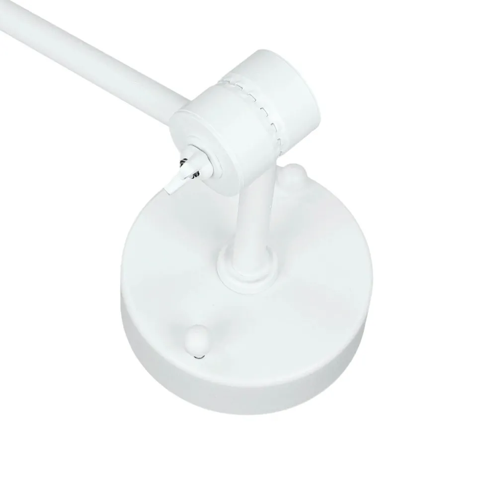 Flexible Deckenlampe Weiß Wohnzimmer Retro Leuchte