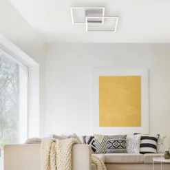 Flexible LED Deckenleuchte in Stahl 3000 K B:35,9 cm