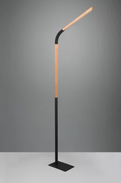 Flexible LED Stehleuchte dimmbar Metall Schwarz 1400 lm