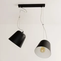 Flexible Pendelleuchte Tiket verstellbar Schwarz