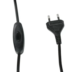 Flexible Stehleuchte Schwarz Metall 120cm Sofa