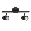 Flexibler Deckenspot Schwarz inkl. GU10 zielgerichtet