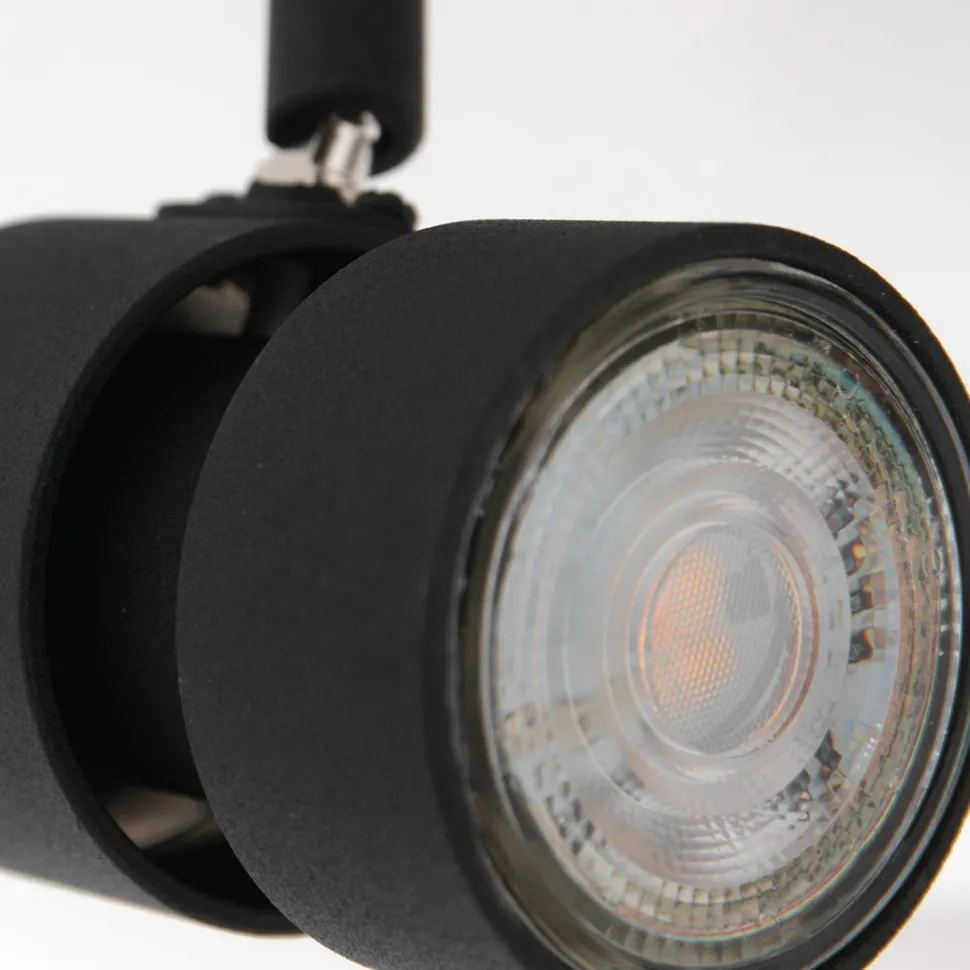 Flexibler Deckenspot Schwarz inkl. GU10 zielgerichtet