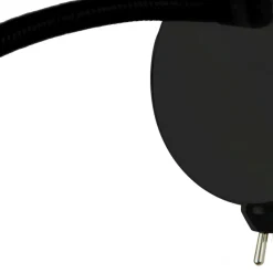 Flexibler LED Wandstrahler mit Schalter Metall warmweiß