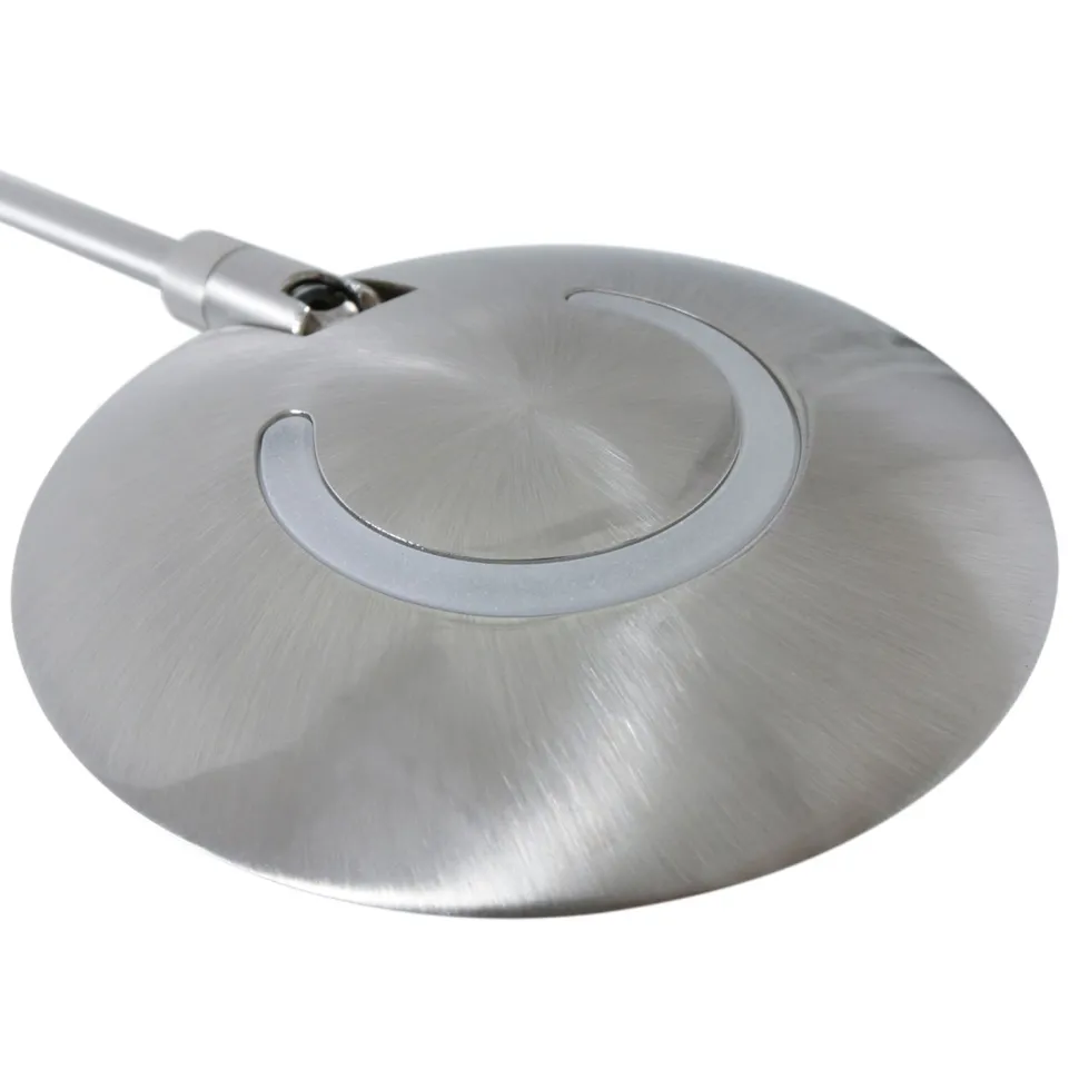 Flexibler LED Wandstrahler in Stahl mit Stecker dimmbar