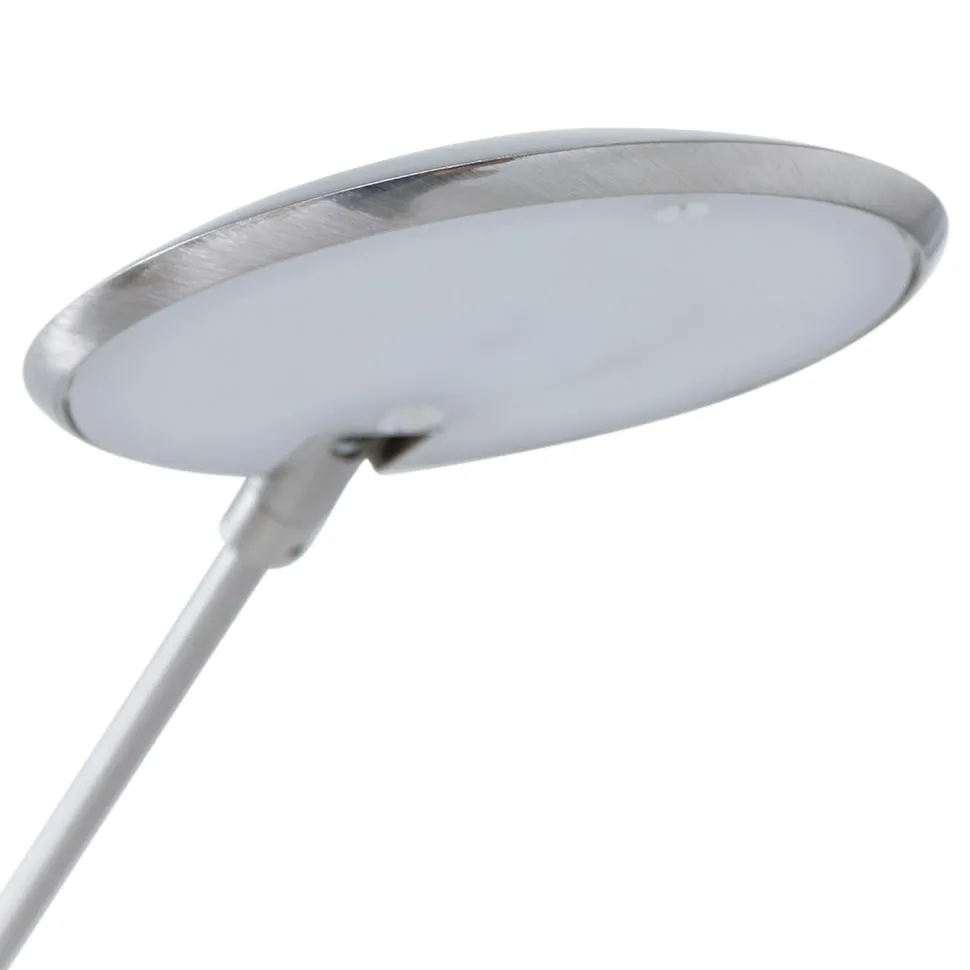 Flexibler LED Wandstrahler in Stahl mit Stecker dimmbar