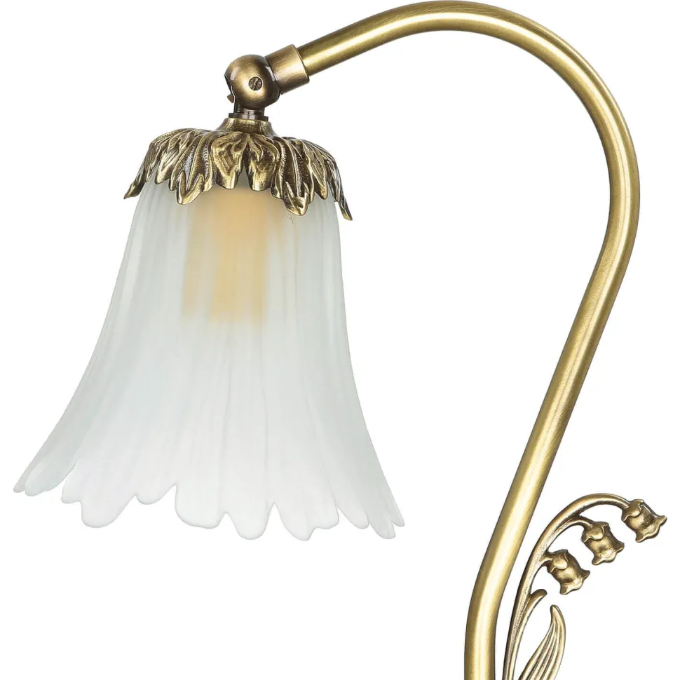 Florale Tischleuchte Tischlampe E14