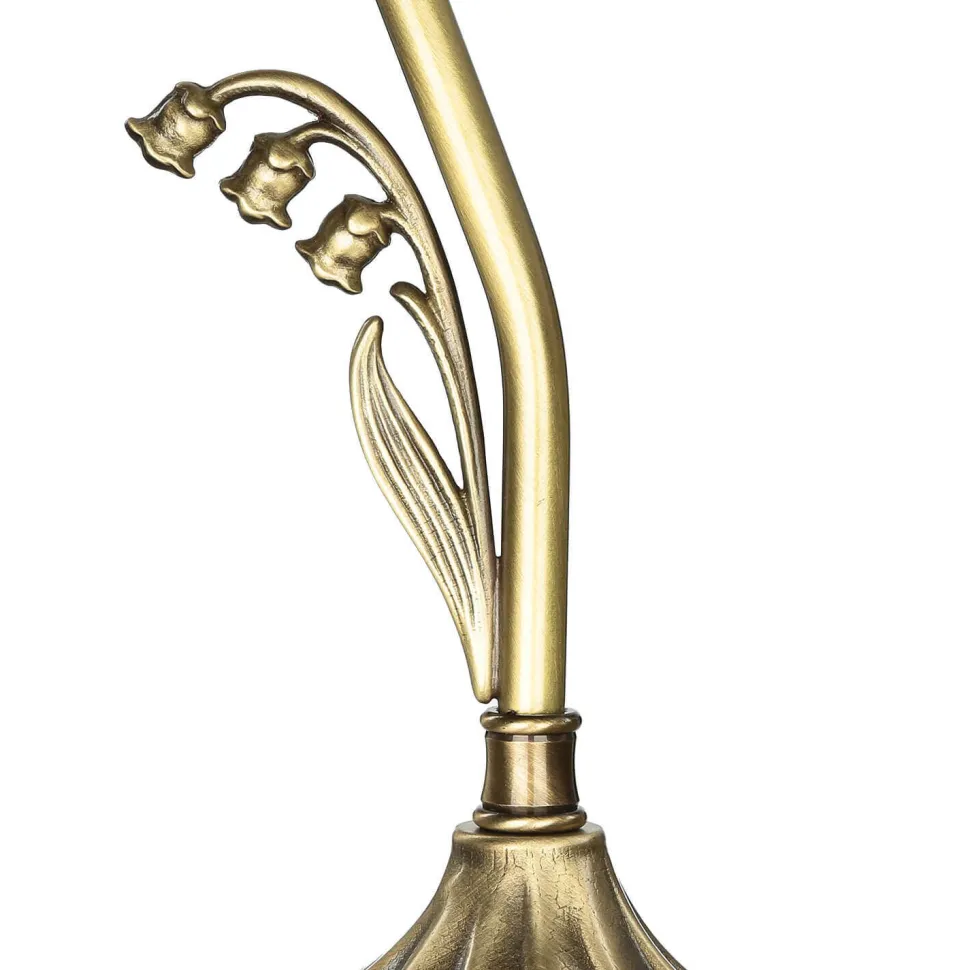 Florale Tischleuchte Tischlampe E14