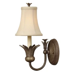 Florale Wandlampe ANABELL 8 Bronze Rustikal Lampe