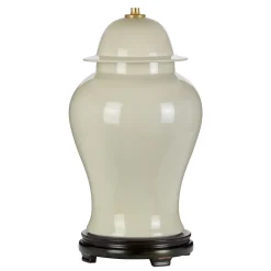 Fuß für Tischleuchte Keramik Creme Klassisch 54 cm E27