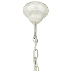 Geblümter Kronleuchter LOREN Esstisch Stoff 5-flmg