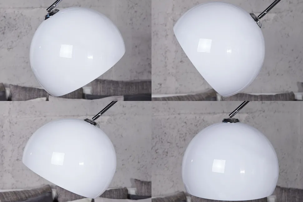 Gebogene Standlampe Retro 175cm