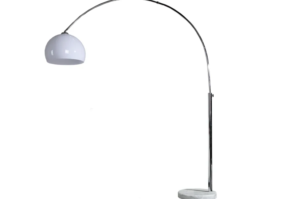 Gebogene Standlampe Retro 175cm