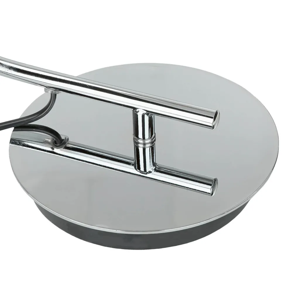 Gebogene Tischleuchte Bauhaus rund 45cm