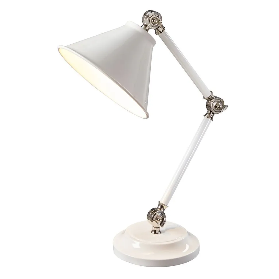 Gelenk Schreibtischlampe Industrie Design Weiß