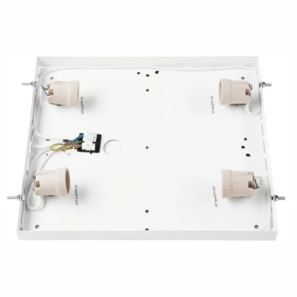 Gemütliche Deckenlampe Pinie Glas B:38,5 cm 4-flammig