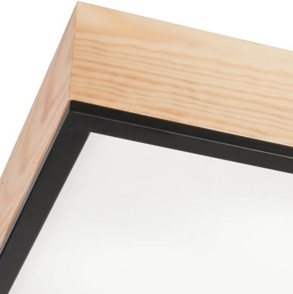 Gemütliche Deckenleuchte Pinie Glas B:48 cm E27 4-flmg