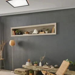 Gemütliche Deckenleuchte Pinie Glas B:48 cm E27 4-flmg