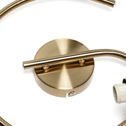 Geometrischer Spot Metall Retro in Messing vielseitig MIA