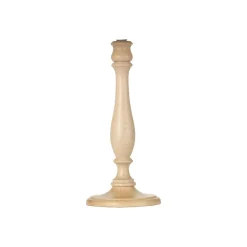 Gestell für Tischlampe Holz 23 cm E27 in Natur