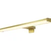 Goldene LED Spiegelleuchte Aluminium IP44 3000 K 60 cm