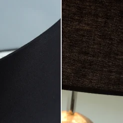 Gothic Tischlampe Modern Totenschädel Silber Schwarz