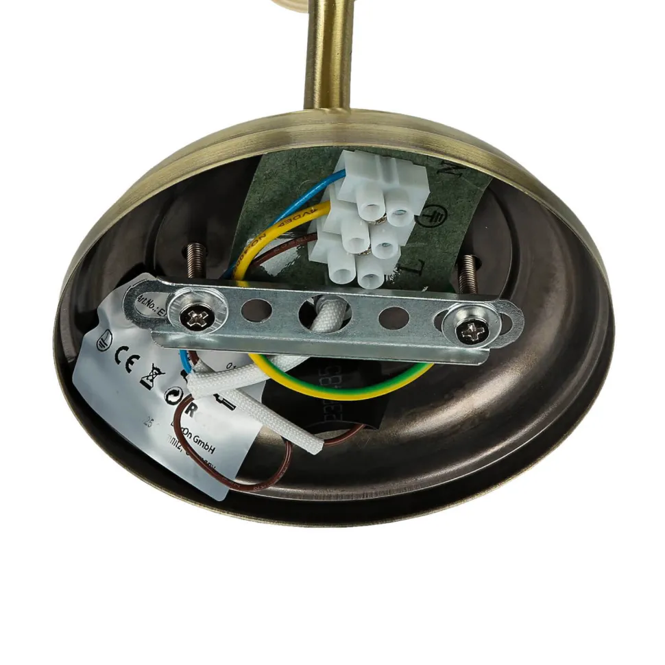 GRANDO Wandlampe Wohnzimmer schwenkbar Jugendstil Bad