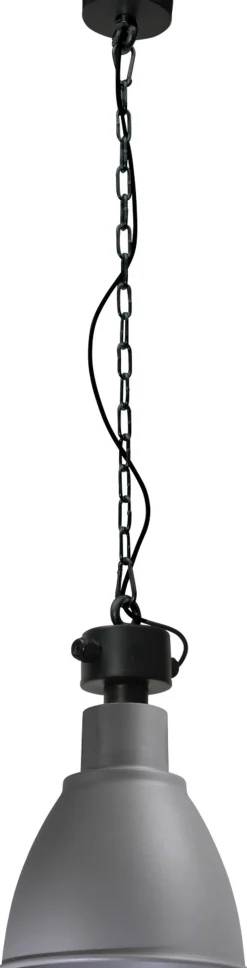 Graue Pendelleuchte Handarbeit Industrial Style