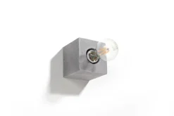 Graue Wandleuchte Beton eckig Modern dekorativ LABERIA