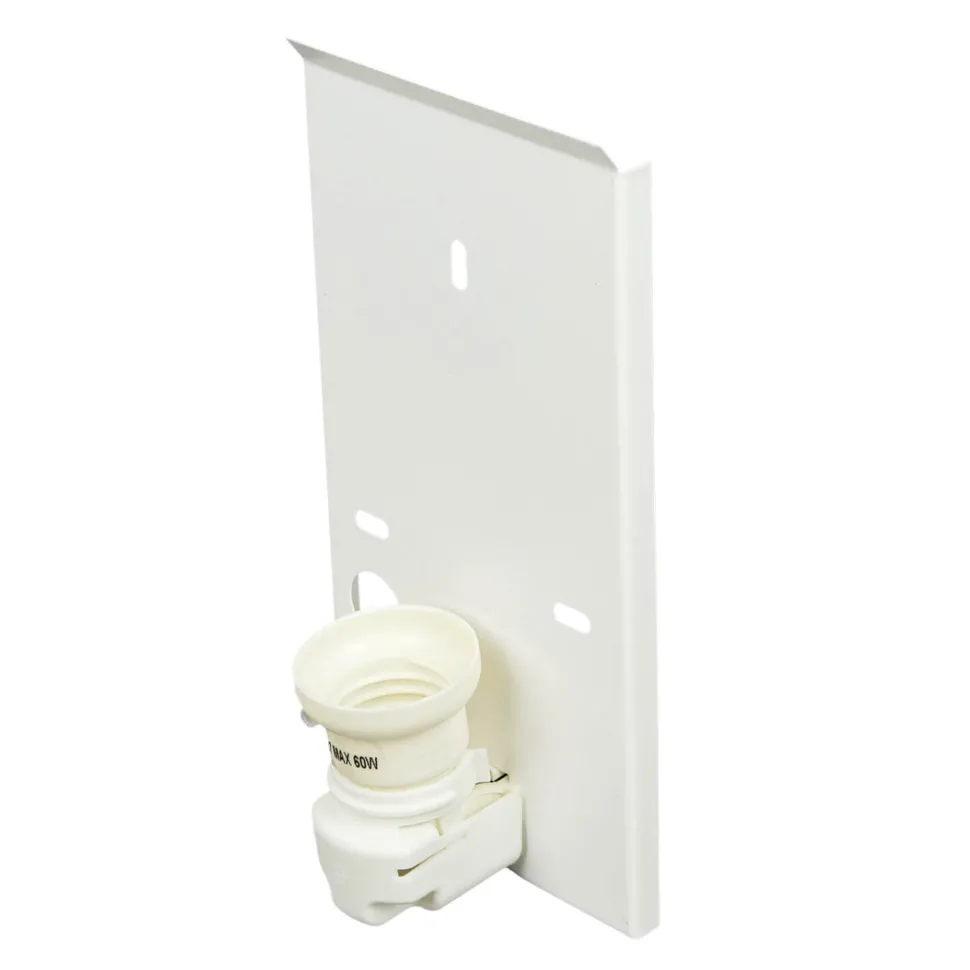 Graue Wandleuchte Stoff Schirm eckig Loft Design ALICE