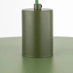 Grüne Hängelampe E27 Ø40 cm rund Vintage Metall
