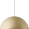 Große Pendelleuchte Gold Metall Loft E27 rund Ø70 cm
