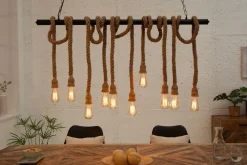 Große Pendelleuchte MARE Tau Handgefertigt Esstisch