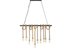 Große Pendelleuchte MARE Tau Handgefertigt Esstisch