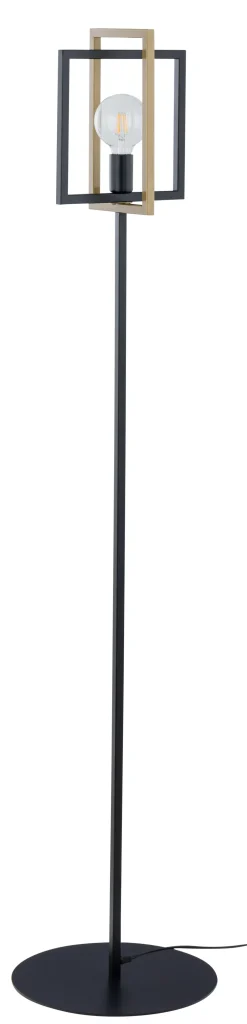 Große Stehlampe Schwarz Metall 161 cm E27 stylisch