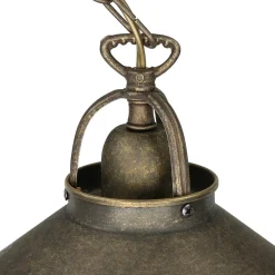 Hängelampe Antik Bronze Handarbeit